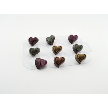 Форма для отливки шоколада "Конфеты-сердечки"